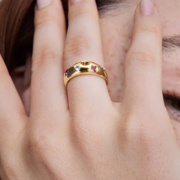 Mejuri Toronto Mosaic Dôme Ring - Picture 4 of 10